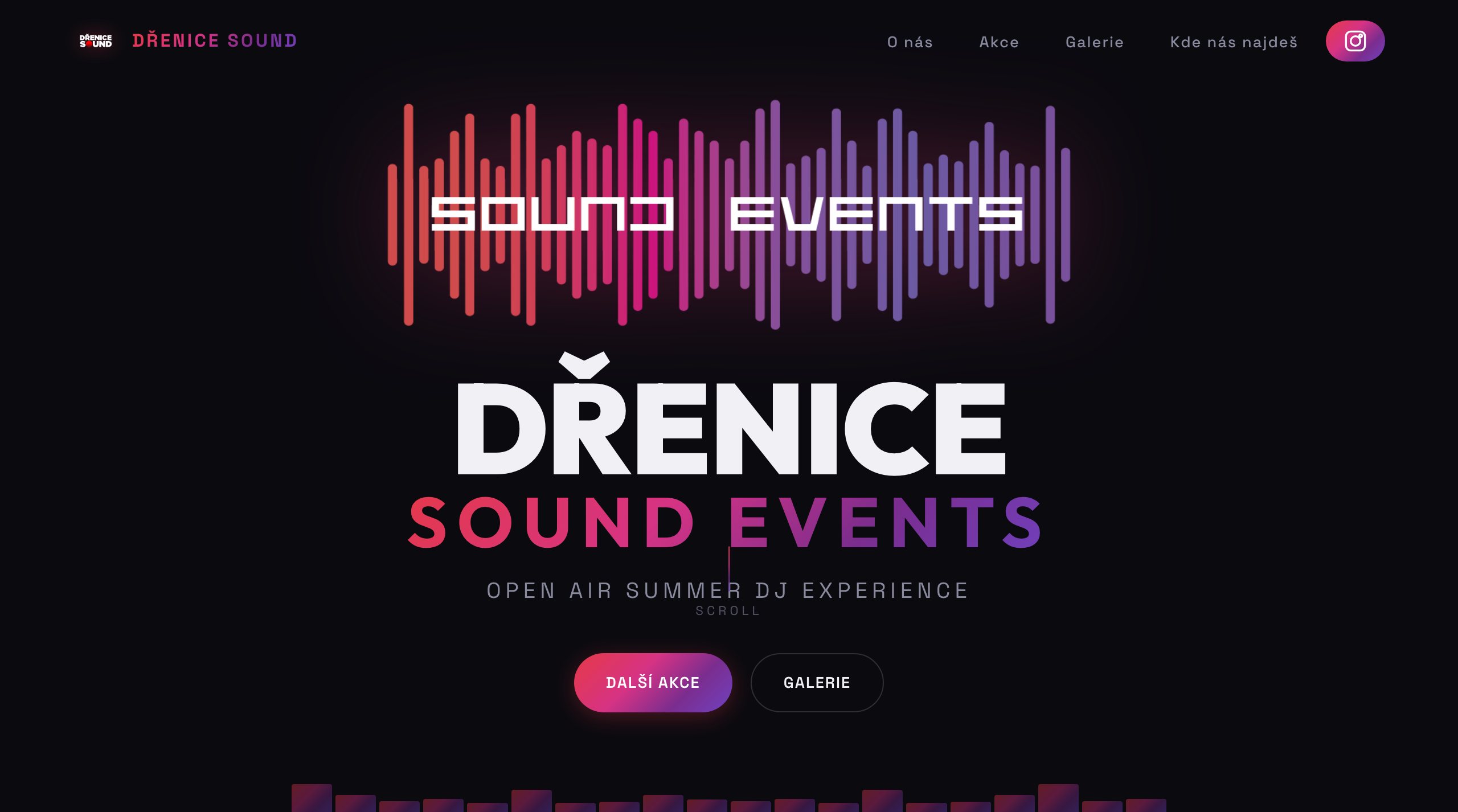 Náhled webu Dřenice Sound